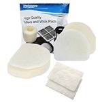 HQRP Foam & Felt Filter Kit compatible with Shark Navigator NV100, NV100 26, NV105, UV300, UV300 26 Upright Vacuum Cleaner (2)