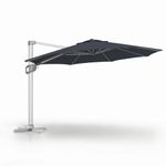 wikiwiki 10x13FT Rectangular Cantilever Patio Umbrella, Offset Umbrella Outdoor Patio with 360° Rotation and Unlimited Tilting System, Heavy Duty Large Umbrella with Cross Base, Navy Blue
