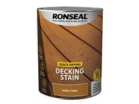 RONSEAL Q/D DECKING STAIN GOLDEN CEDAR 5L, PAINT