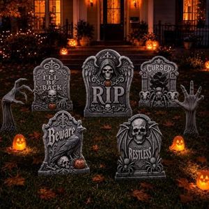 Halloween Yard Signs Decorations Large Tombstones Halloween Outdoor Decor