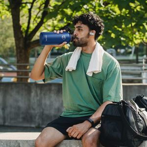 HydroPal Stainless Steel Vacuum Insulated Water Bottle – 2 Lids, 12/24hr Hot Cold, Multiple Sizes