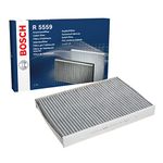 Bosch Cabin Filter, Charcoal, CAR CABIN FILTER PLUS R5559, Activated carbon foul-smell protection, Replacement Part, 1 987 435 559, 530.0 grams, Climatiseur compatible