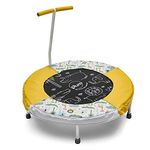 Plum Kids Jumping Bouncer Trampoline with Handle and Jungle Sounds