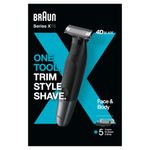 Braun Series XT5 – Beard Trimmer, Shaver and Electric Razor for Men, Body Grooming Kit for Manscaping, Durable One Blade, One Tool for Stubble, Hair, Groin, Underarms, XT5100 (81753429)