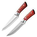 Captoola 6.7 Inch Professional Boning & Fillet Knife Razor-Sharp Fish and Meat Cutting Knife (Set of 2)