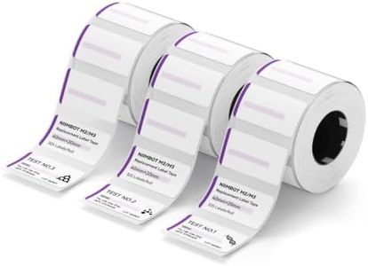 NIIMBOT M2/M3 Thermal Transfer Labels 3 Rolls, 1.57''×0.79'', Purple