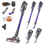 BLACK+DECKER Powerseries Extreme Cordless Stick Vacuum Cleaner for Pets, Purple (BSV2020P)