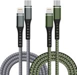 USB C to Lightning Cable 2 Pack 3FT [Apple MFi Certified] iPhone Cable, iPhone Charger Cable Type C Lightning Cord for iPhone 14 13 12 11 Pro Max XS XR X 8 7 6s Plus SE iPad and More. (3FT)