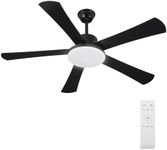 Krear Ceiling Fans with Lights, 52 