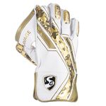 SG Rubber Savage Wicket Keeping Gloves W.K. Gloves (Youth), Cricket, Multi, Standard