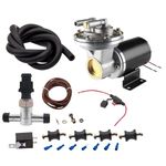 maXpeedingrods 28146 12V Electric Vacuum Pump Kit Brake Booster Vacuum Pump 18" to 22" Electric Brake Vacuum Pump, w/Installation Kit