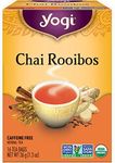 Yogi Tea - Chai Rooibos Tea (3 Pack) - Spicy Ayurvedic Blend of Rooibos, Cardamom, Cinnamon, Clove, and Ginger - Caffeine Free Organic Herbal Tea - 48 Tea Bags