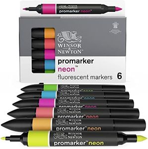 Winsor & Newton Neon Marker 6-Pieces Set