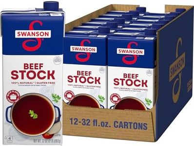 Swanson 100% Natural Beef Stock, 32 oz Carton (12 Pack)