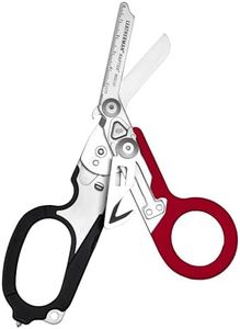 LEATHERMAN, Raptor Rescue, 6-in-1 Heavy-Duty Emergency/Trauma Shears with Carbide Glass Breaker & Strap Cutter, Made in the USA, Utility Sheath Included Red/Black, With Utility Holster