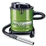 PowerSmith PAVC101 10-Amp 3 Gallon Capacity Ash Vacuum and Blower with Metal Hose and Nozzle, Wheels, Extension Wands, Brush Nozzle, Turbo Nozzle and Filter , Green & Black