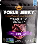 NOBLE Jerky – Healthy Vegan Jerky, Plant Based Snacks, Vegetarian, No Preservative, No Trans Fats, Non-GMO Verified, 14 Grams of Protein, BBQ