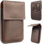 Topstache Leather Phone Holster wit