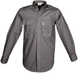 Tag Safari Trail Shirt for Men Long Sleeve,100% Cotton Shirt for Hunters, Explorers, Photographers and Journalists - Olive - X-Large