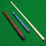 ASMPCUE Pool Cue, 58'' Billiard Cue Canadian Maple Wood Pool Cue 13mm Tips for Professional Pool Cue Players, 1/2 Maple Cue Stick for Billiard Table Sports (Blue) (Break&Jump Cue)