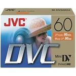 JVC 60MIN MINI DV TAPE 2PK S/O