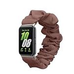 kwmobile Watch Strap Compatible with Samsung Galaxy Fit 3 - Grape Purple Scrunchie Watch Band - 5.5-7.5 inches (14-19 cm)