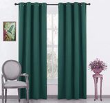 Vervique 100% Room Darkening Solid Blackout Window Curtain 5 feet Set of 2 for Bedroom and Living Room | 3 Layers Weaving Technology Thermal Insulated Heavy Polyester Curtain | Teal Curtains