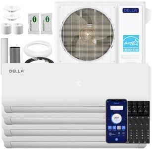DELLA 55K BTU 4 Zone Mini Split AC (4x18K), 22.5 SEER2, Up to 4000 Sq Ft
