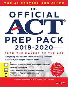 The Official ACT Prep Pack 2019-2020 with 7 Full Practice Tests: (5 in Official ACT Prep Guide + 2 Online)