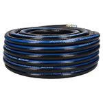 20 Metres / 65 Feet Compressor Airline Air Hose 10mm Internal Rubber + Fittings