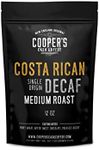 Decaf Costa Rican Coffee Medium Roast, Swiss Water Processed Decaffeinated - 12oz Bag