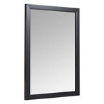 Amazon Basics Rectangular Wall Mirror 20" x 28", Standard Trim, Black