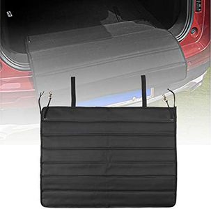 otoez Car Bumper Guard Foldable Truck Rear Bumper Protector Universal Trunk Mat SUV Cargo Liner Floor Mat Prevent Scratches While Unloading and Loading, 31.4 x 25.2 Inch