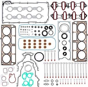 LIMICAR Cylinder Head Gasket Set Head Bolts ES72173 (1st Generation) Compatible w/ 2002 2003 2004 2005 2006 2007 2008 2009 2010 2011 Chevrolet Silverado Tahoe GMC Yukon Envoy Buick Cadillac 4.8L 5.3L