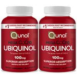 Qunol Ubiquinol CoQ10 100mg Softgels, Mega Ubiquinol 100mg - Superior Absorption - Active form of Coenzyme Q10 for Heart Health - 4 Month Supply - 60 Count (Pack of 2)