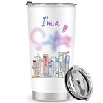 CoCoCherry Music Lovers Gifts for Women - Stainless Steel Tumblers 20oz, Singer Tumbler Album Inspired Gift, Singer Merchandise, Birthday Christmas Gifts for Women Friends, Travel Mug