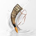 sofiya craft "Warrior's Call: Premium Viking Blowing Buffalo Horn Whistle - Ancient Norse Bugle with Resonating Sound"