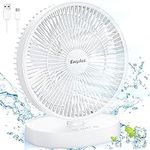 EasyAcc 9 inch Desk Fan, natural wi