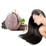 Hair Darkening Shampoo Bar, Organic Hair Darkening Shampoo Soap, Hira Shouwu Darkening Shampoo Bar, Darkening Shampoo Bar for Hair Care, Nourishes and Moisturizes Hair, for All Hair Types,1 PCS