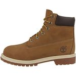 Timberland Unisex Kids 6 Inch Premium Waterproof (Junior) Lace up Boots, Rust Nubuck, 5 UK