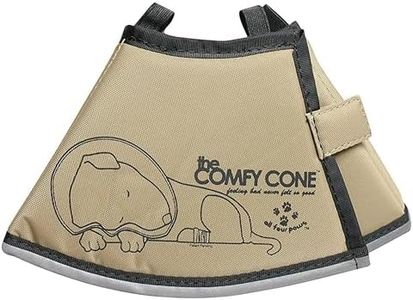 All Four Paws The Comfy Cone Pet Recovery Collar by, Small, Tan,Small 14 cm