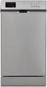 Kenmore 22-14705 18" Compact Built-In Dishwasher - UltraWash Plus, TurboDry, EasyFlex Third Rack & SmartWash - 10 Place Settings - 45 DBA - ENERGY STAR Certified - 18" - Stainless Steel
