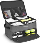 YOREPEK 2 Layer Golf Supplies Trunk Organizer, Sturdy Car Trunk Storage Storing All You Golfing Gear In One, Golfing Gear Locker for Car or Truck, Golf Accessories For Men, Gifts For Golfer, GERY