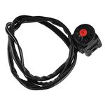 Keenso 7/8 inch 22mm Motorcycle Handlebar Horn Switch,Universal Handlebar Kill Stop Light Switch On Off Switch for Motorcycle Bike ATV Dirt Bike killswitch