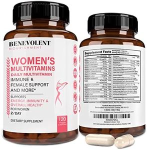 Multivitamin for Women - Supplement for Energy, Immunity, & Female Support - Daily Vitamins for Women w/Antioxidants, Biotin, Calcium, Magnesium - Non-GMO, Vegetarian Women’s Multivitamin - 120 Caps