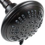 ShowerMaxx Luxury Spa Shower Head Provides Best High Pressure with 6 Settings with Water Saver Mode - Premium Oil-Rubbed Bronze Finish. Showerhead Includes Adjustable Swivel Joint & Free Teflon Tape