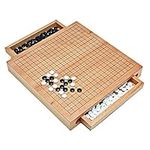WE Games Wooden GO Board Game Set w
