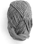 Revolution Fibers | Premium Super Bulky Merino Yarn | 100-Grams of 100% Wool Yarn Chunky Weight, Thick Wool Yarn for Knitting, Crochet, Baby Blanket, Dyed, Felting, Weaving (Natural Gray)