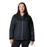 Columbia Womens Switchback IV Rain Jacket, Black, 2X