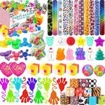 43 Pcs Party Favors for Kids 6-8 8-12, Birthday Gifts Toys, Treasure Chest Toys, Carnival Prizes, Kids Classroom Rewards, Stocking Stuffers, Goodie Bag Items for Kids, Prize Box, Pinata Fillers